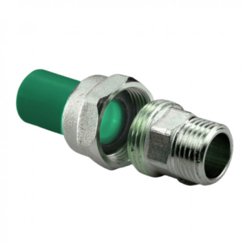 Муфта комбинированная разъемная ПП D32-1 1/4″НР Green
