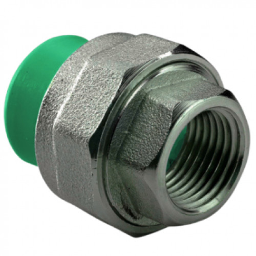 Муфта комбинированная разъемная ПП D32-3/4″ВР Green