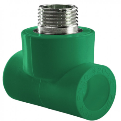 Тройник комбинированный ПП D32х1/2″х32 НР Green