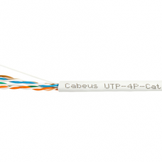 Cabeus UTP-4P-Cat.5e-SOLID-WH